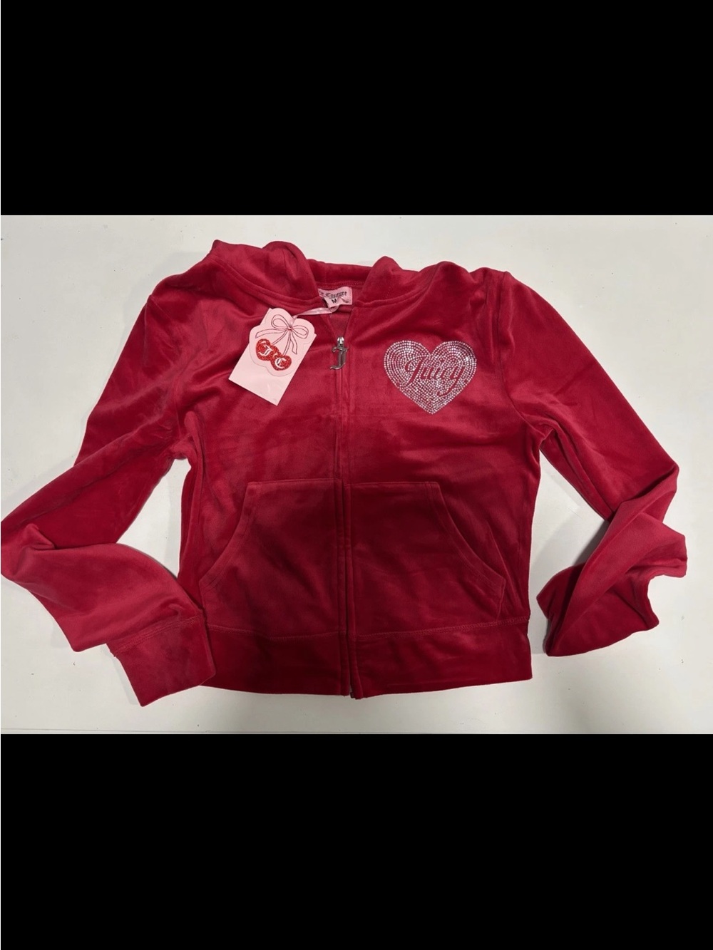 Juicy Zip Hoodie Red Size M